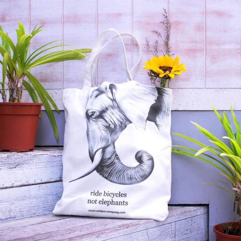 https://unique-company.com/collections/tote-bags/products/ride-bicycles-not-elephants-tote-bag